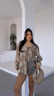 شومیز زنانه متالیک برند Jeber سایز ۳۶ تا ۴۶